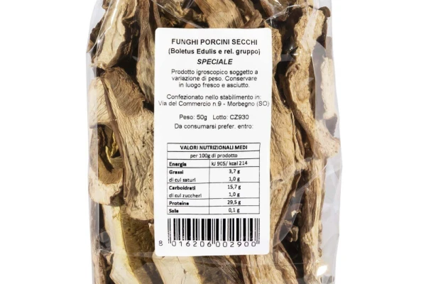 FUNGHI PORCINI SECCHI 50g