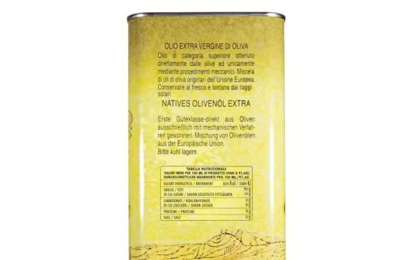 OLIO EXTRA VERGINE LA COLOMBARA - Latta 5 L