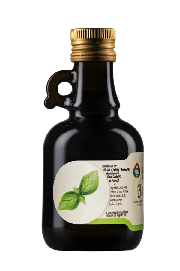 CONDIMENTO A BASE DI OLIO EVO AROMATIZZATO AL BASILICO 0,25 L