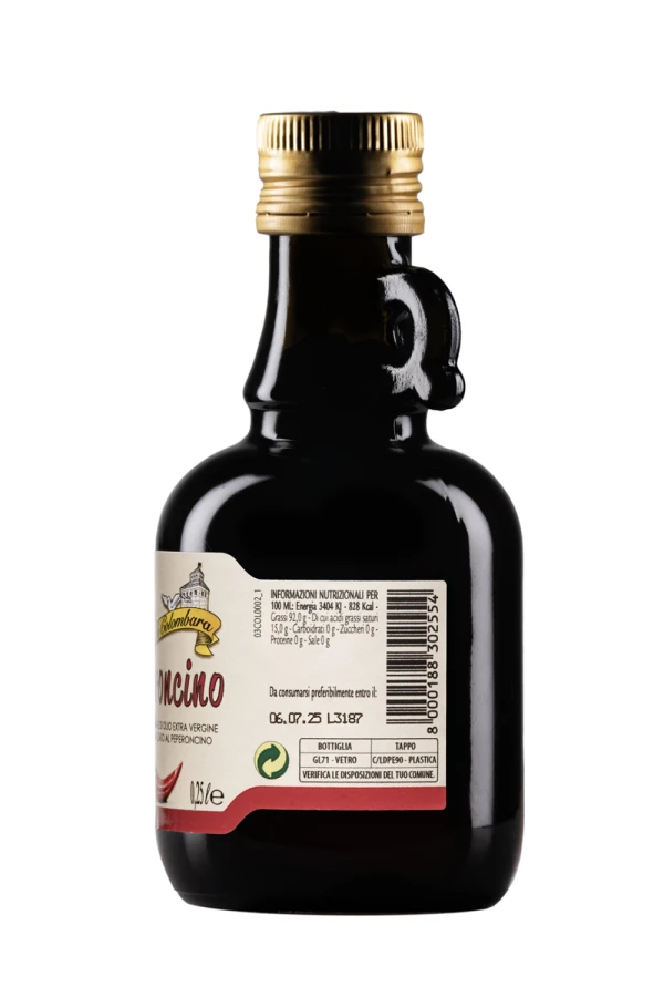 CONDIMENTO A BASE DI OLIO EVO AROMATIZZATO AL PEPERONCINO 0,25 L
