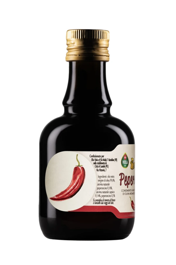 CONDIMENTO A BASE DI OLIO EVO AROMATIZZATO AL PEPERONCINO 0,25 L