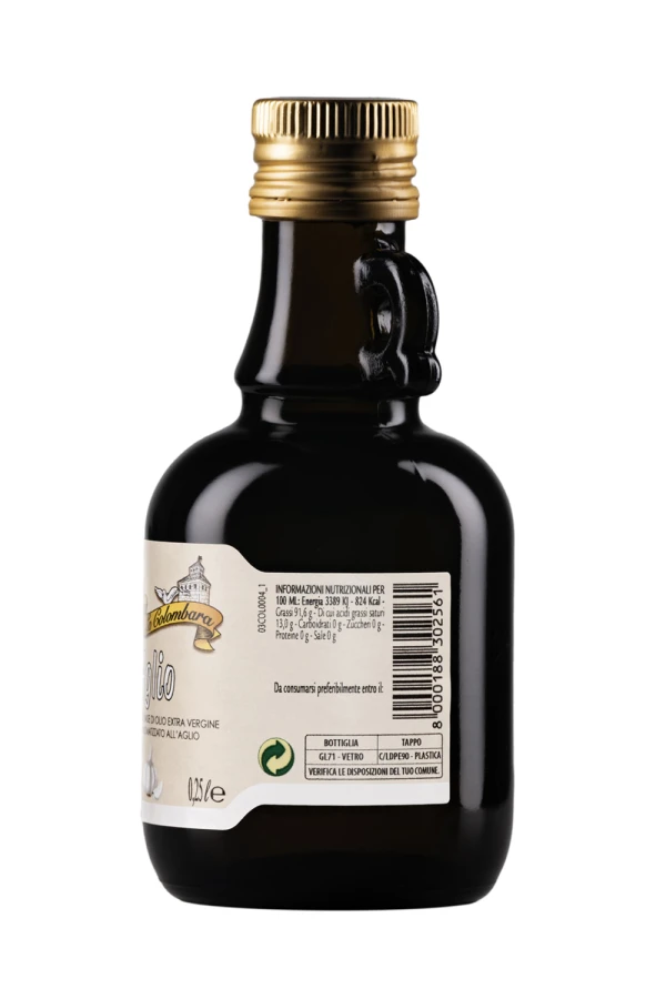 CONDIMENTO A BASE DI OLIO EVO AROMATIZZATO ALL'AGLIO 0,25 L