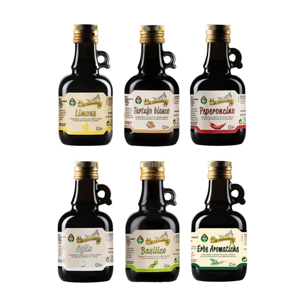 PACCO DEGUSTAZIONE 6 OLI AROMATIZZATI 0,25 L