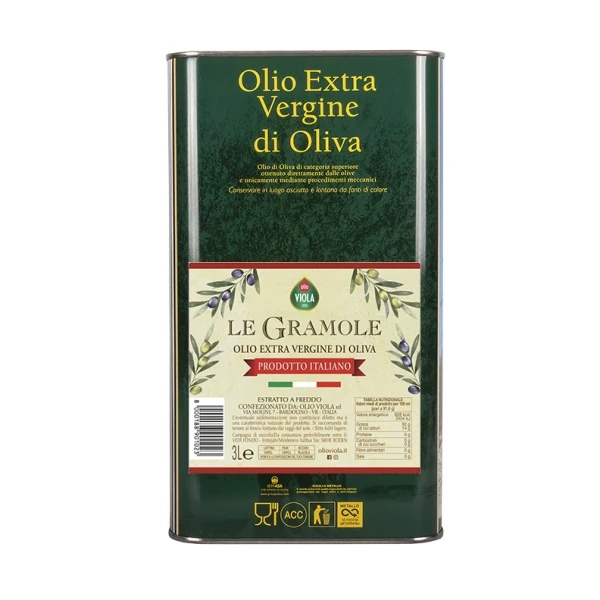 OLIO EXTRA VERGINE LE GRAMOLE  - Latta 3 L