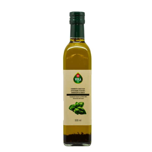 AROMATISIERTES ÖL MIT BASILIKUM 0,50 L
